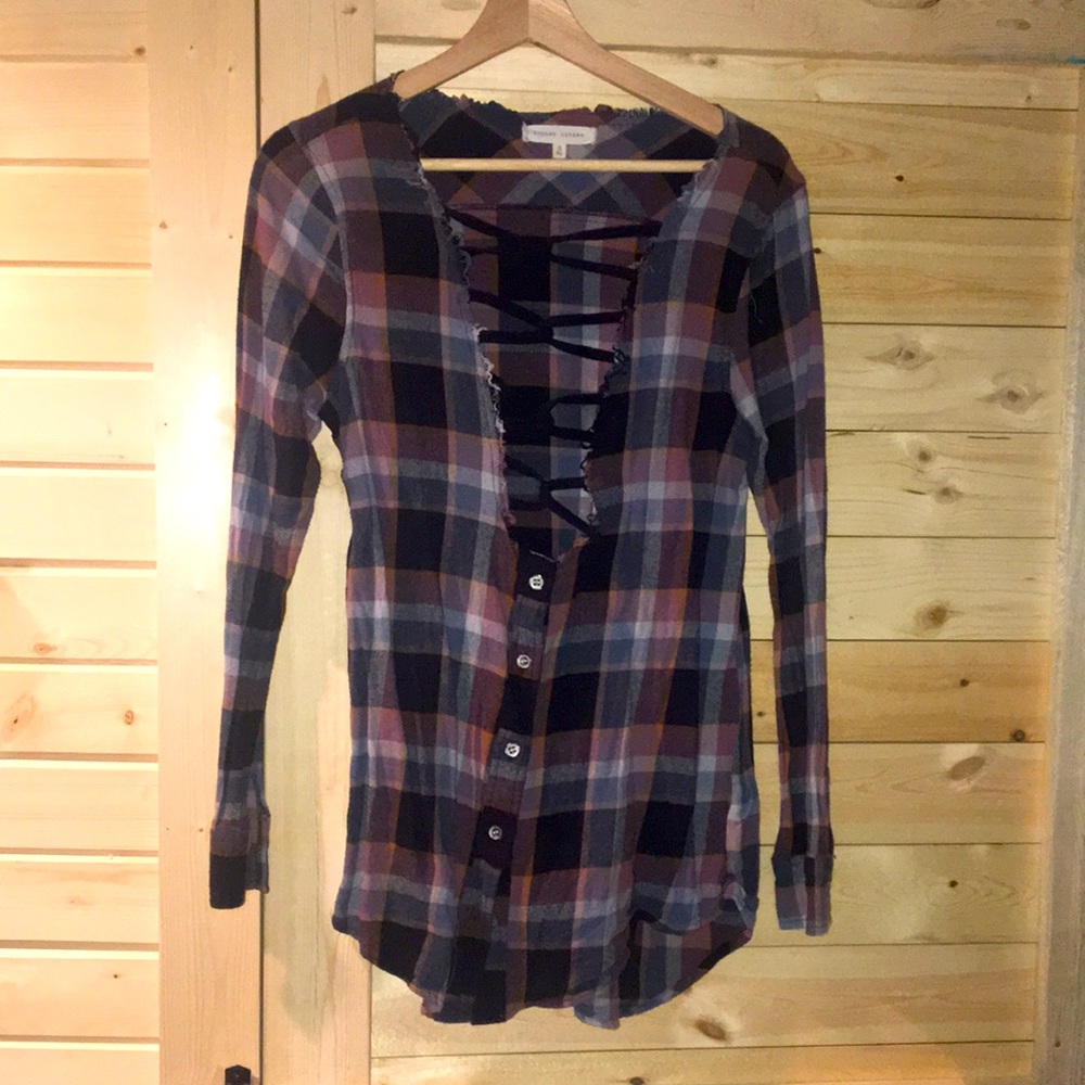 Gilded Intent Flannel Top